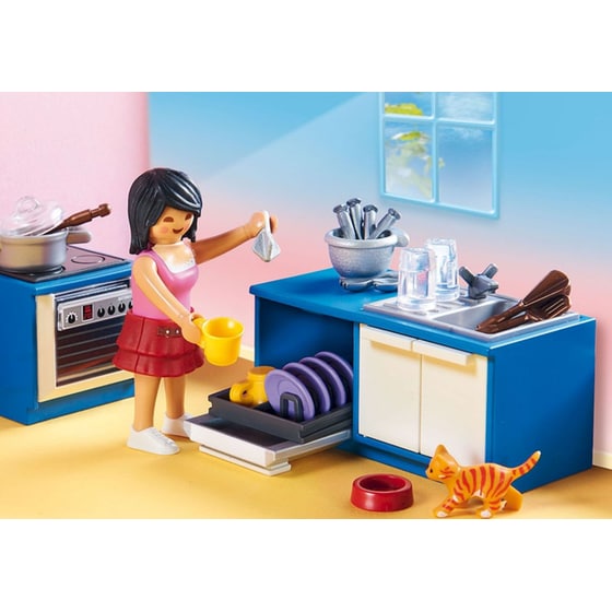 PLAYMOBIL® Dollhouse Κουζίνα Κουκλόσπιτου (70206) image 4