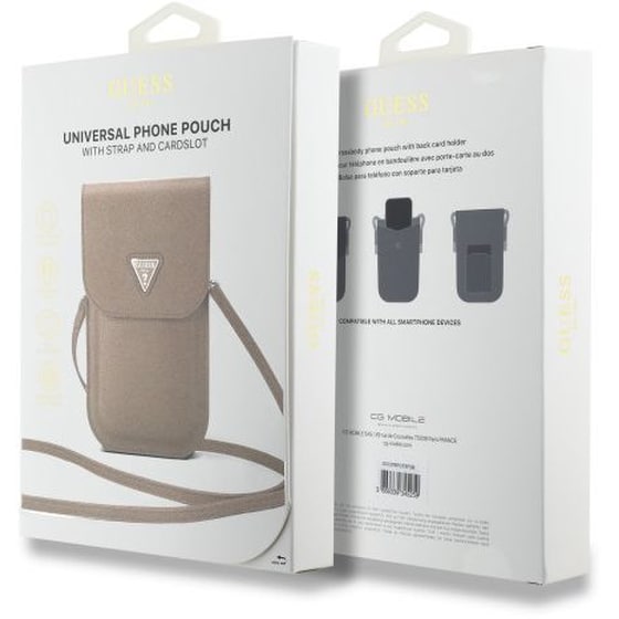 Θήκη UnIversal - Guess Wallet S/M - Καφέ image 3
