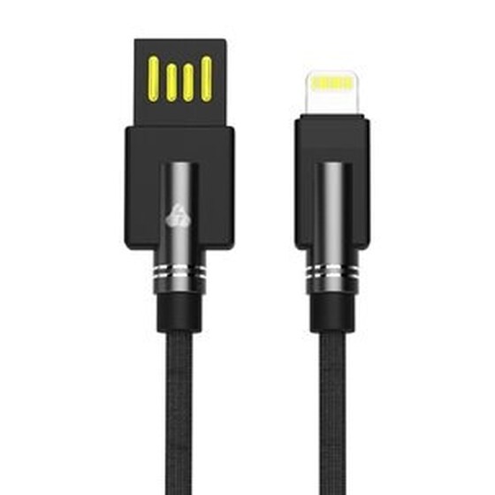 Powertech Καλώδιο Usb Σε Lightning Dual Ele Ptr-0063 Copper, 1m, Μαύρο image 0