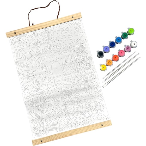 Καμβάς Ζωγραφικής με Αρίθμηση Ooly Tiger Eyes image 2