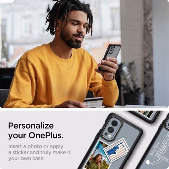 Θήκη Oneplus Nord 2 - Spigen Ultra Hybrid - Matte Black image 5