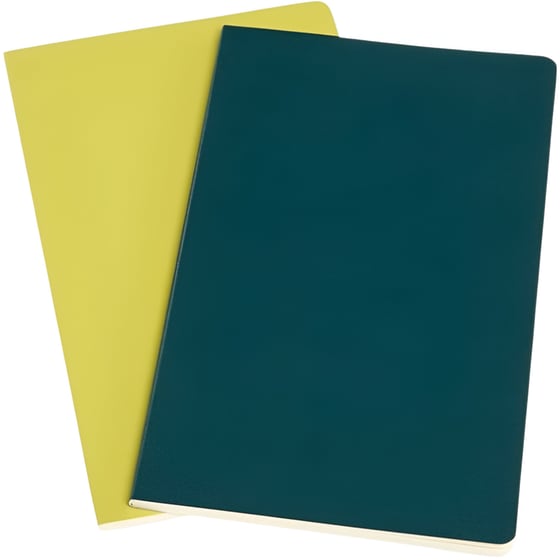Σημειωματάριο Moleskine Plain Πράσινο Pocket (2 Τεμάχια) image 1