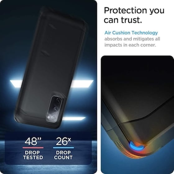 Θήκη Samsung Galaxy S20 Fe - Spigen Tough Armor - Black image 3
