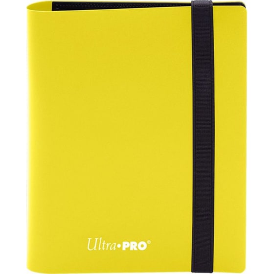 Ultra Pro Binder Eclipse Lemon Yellow 4 Pockets image 0