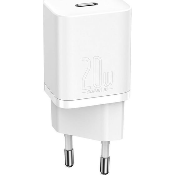 Φορτιστής Πρίζας Baseus 20W - White (EU) image 1