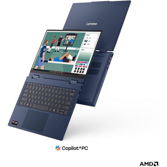Lenovo IdeaPad 5 2-in-1 14AGP11 14'' WUXGA OLED (AMD Ryzen AI 7-445/16GB/512GB/AMD Radeon Graphics/Win11Home) Laptop image 9
