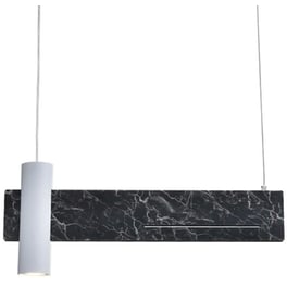 Φωτιστικό Οροφής Μονόφωτο Led Aca Linea Dcr21ledp60b Μεταλλικό - Μαύρο/Λευκό