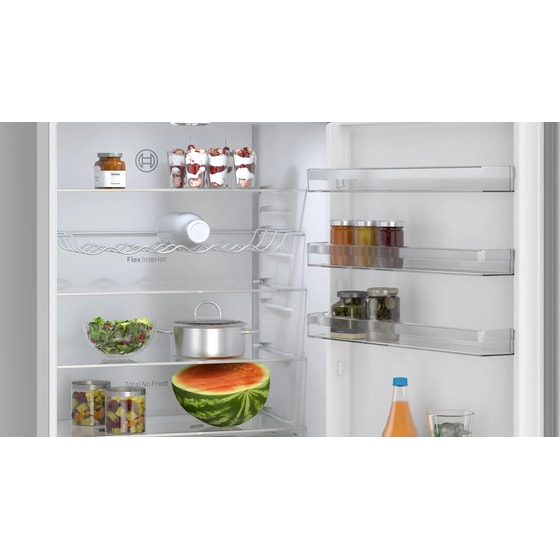 BOSCH KGN492LAF Total No Frost 440 Lt Inox Ψυγειοκαταψύκτης image 5