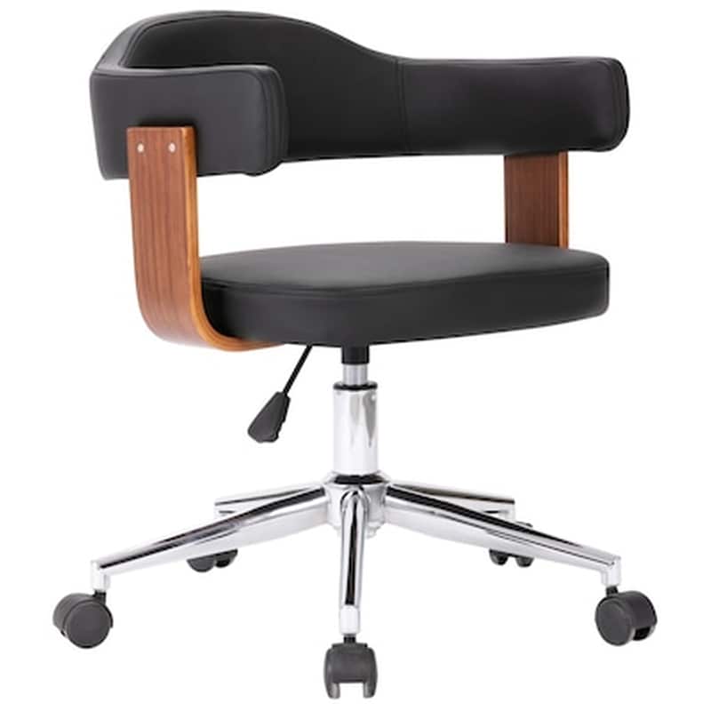 Καρέκλα Γραφείου VidaXL από Συνθετικό Δέρμα - Μαύρη VIDAXL