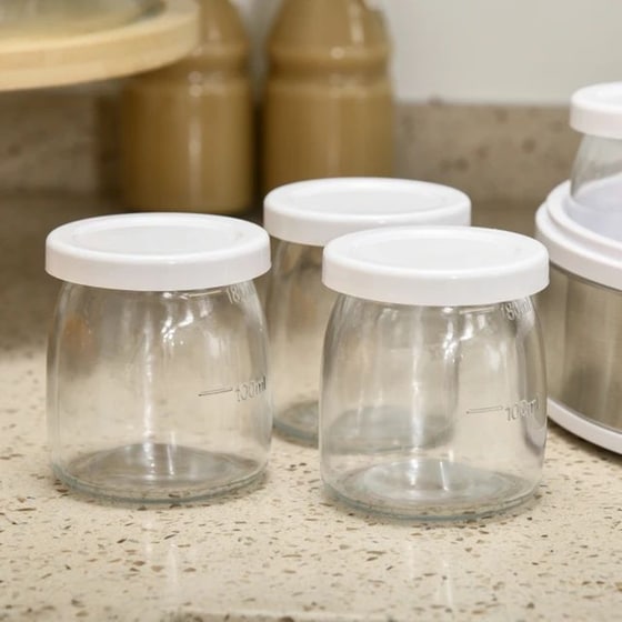 Γιαουρτομηχανή HOMCOM 800-177V90WT 20 W Λευκό image 3