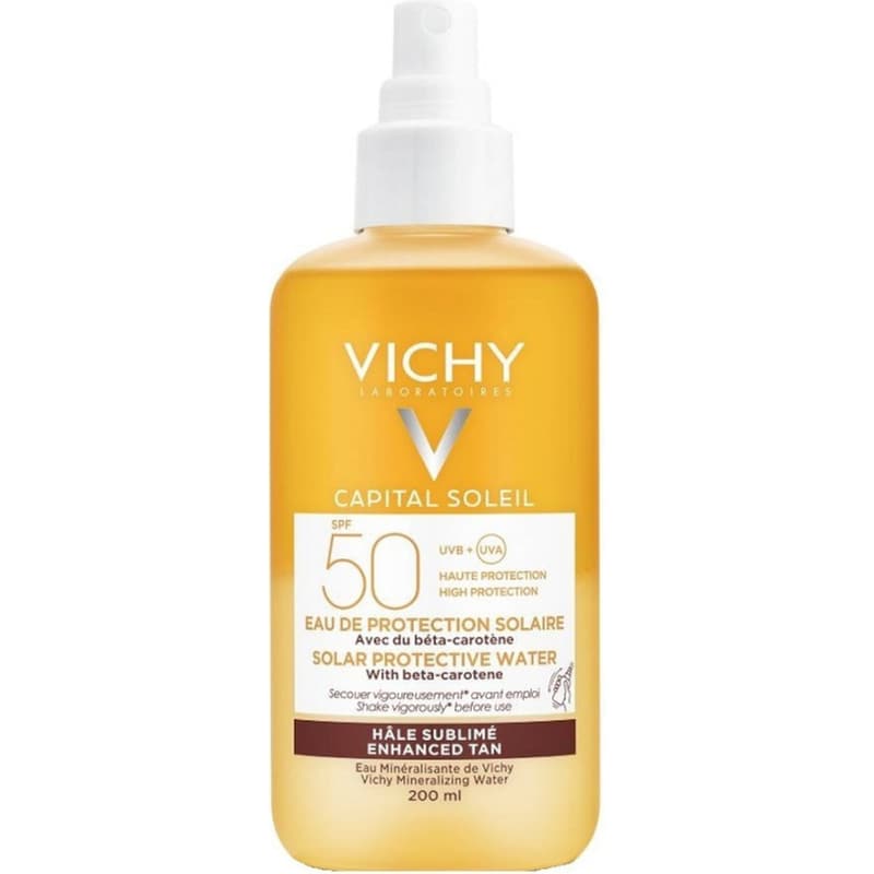 VICHY Αντηλιακό Spray Vichy Capital Soleil Protective Water Bronzing Για Σώμα SPF50 200ml