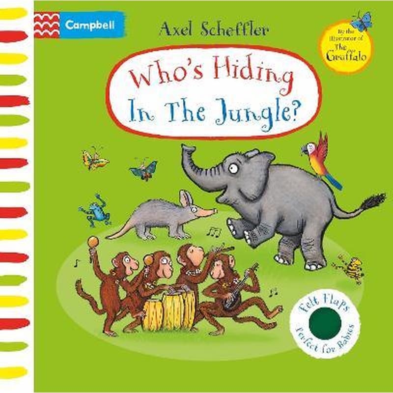 Whos Hiding In The Jungle? : A Felt Flaps Book