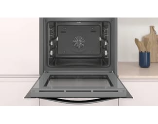 PITSOS PH33M46B2 71 Lt Μαύρο Εντοιχιζόμενος Φούρνος Άνω Πάγκου image 1
