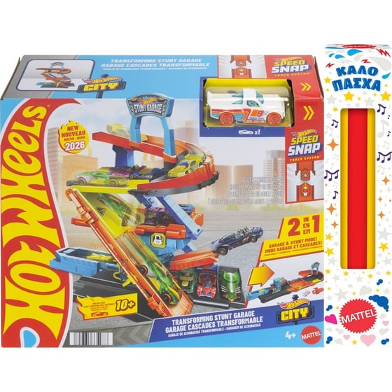 Παιχνιδολαμπάδα Hot Wheels City Πίστα Πολυμορφικό Γκαράζ image 0