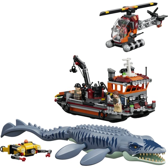 LEGO® Jurassic World Mosasaurus Dinosaur Boat Attack (77983) image 1