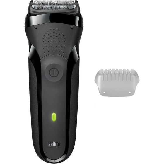 BRAUN 300S/BLK Ξυριστική Μηχανή Επαναφορτιζόμενη Μαύρο image 2