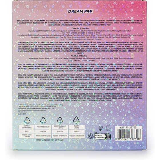 Παιδικό Σετ Περιποίησης Νυχιών και Χειλιών Dream Pop image 3