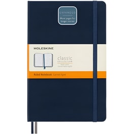 Σημειωματάριο Moleskine Expanded Version Ριγέ Shapphire Blue Large (1 Τεμάχιο)