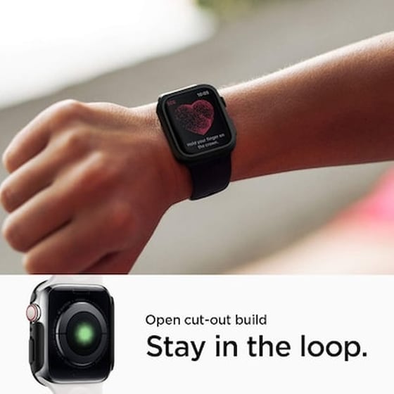 Θήκη Spigen Thin Fit για Apple Watch 44mm - Μαύρο image 3