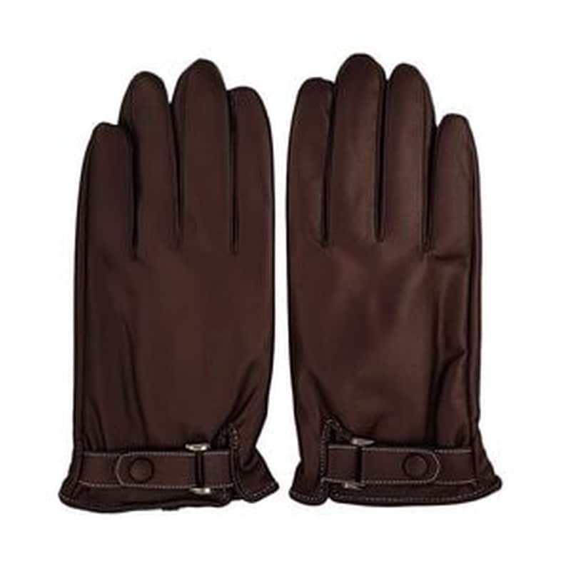 Γάντια Touchscreen Pu Leather – Oem – Καφέ – Γάντια Touchscreen