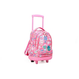 Τσάντα Πλάτης Lycsac Large Τρόλεϋ Globe Trotter Ροζ