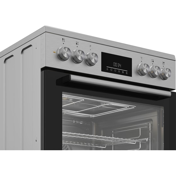 BEKO FBM67320XS 72 Lt Inox Ηλεκτρική Κουζίνα Κεραμική image 2