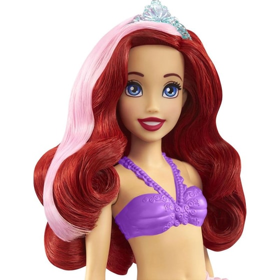 Κούκλα Disney Princess Color Splash Ariel Γοργόνα (HLW00) image 5