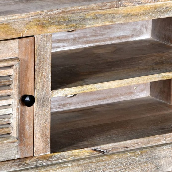 Έπιπλο Τηλεόρασης VidaXL από Ξύλο 120x30x40cm - Kαφε image 4