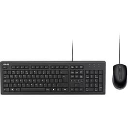 ASUS U2000 Ενσύρματο Σετ Πληκτρολόγιο - Ποντίκι Black (US)