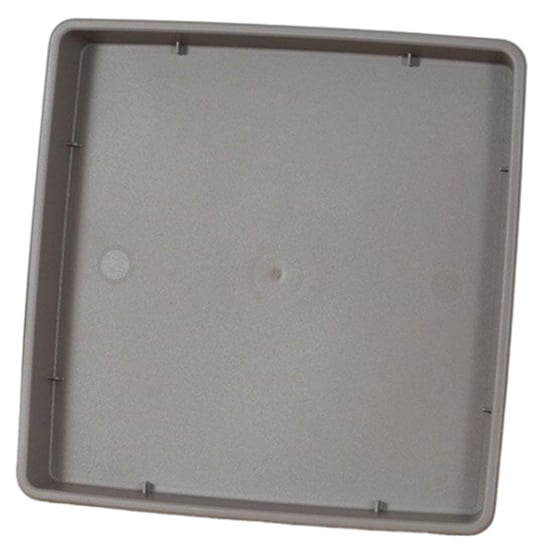 Πιάτο Γλάστρας Viomes Linea 592 26 Πλαστικό 25x25x3cm - Γκρι/Καφέ image 0