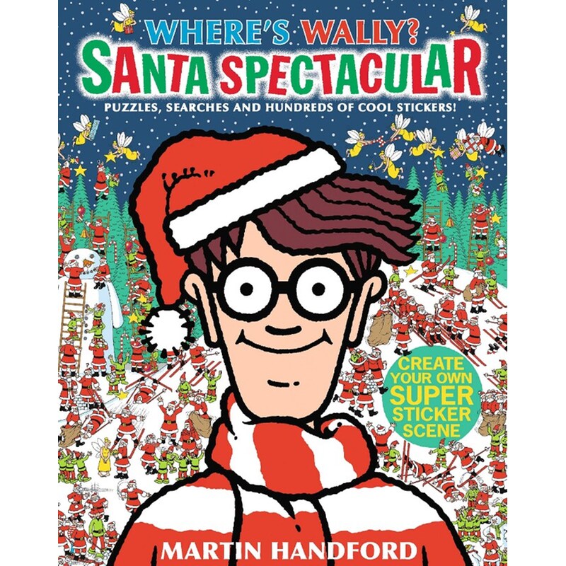 Wheres Wally? Santa Spectacular Sticker Activity Book 1721072