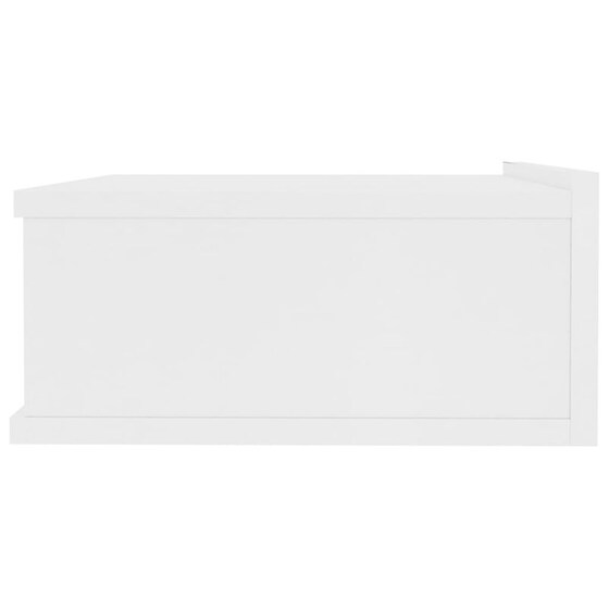 Κομοδίνο Vidaxl Κρεμαστό Από Μοριοσανίδα 40x30x15 cm - Λευκό image 3