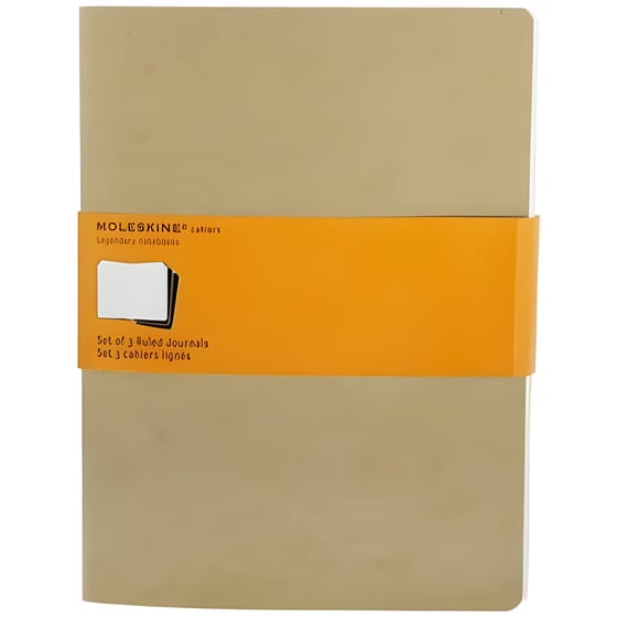 Σημειωματάριο Moleskine Journal Cahier Ριγέ XL (3 Τεμάχια) image 0