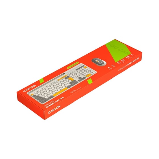 Canyon CNS-CBP5BG9 Ασύρματο Μηχανικό Πληκτρολόγιο - Μπεζ image 3