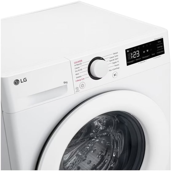 LG F4R3009NSWW 9 kg 1.400 Στροφές Λευκό Πλυντήριο Ρούχων image 3