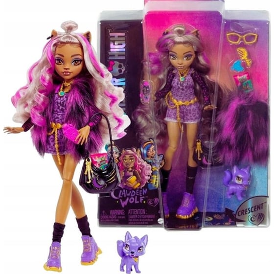 Κούκλα Monster High Crescent Clawdeen Wolf (HHK52) image 0