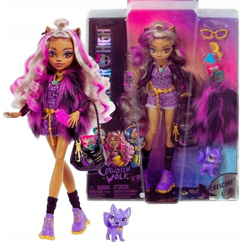 MATTEL Κούκλα Monster High Crescent Clawdeen Wolf (HHK52)