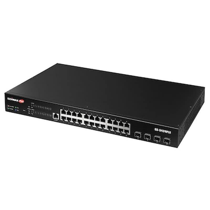 EDIMAX Edimax GS-5424PLX Network Switch Managed L2 Gigabit Ethernet (1000 Mbps) PoE Support 1U