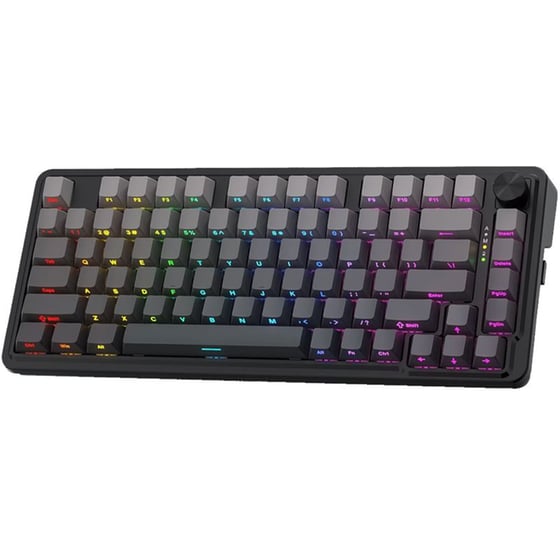Redragon K673SP Gaming Μηχανικό Ασύρματο 2.4 GHz/Bluetooth Πληκτρολόγιο RGB Μαύρο (US) image 3