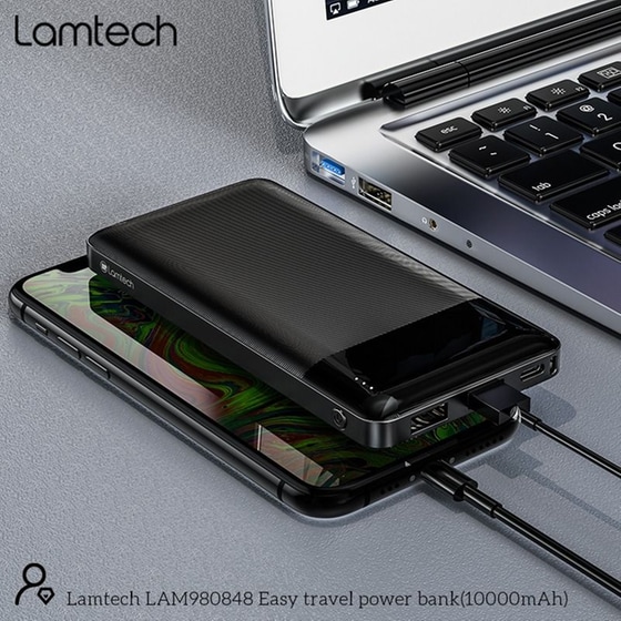 Powerbank Lamtech LAM980848 10.000 mAh - Black image 7