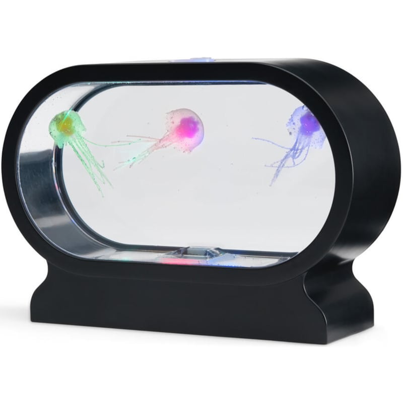 RED5 Red5 Oval Mini Jellyfish Lamp – Mini Οβαλ Φωτιστικό Led Με Τρεις Χαριτωμένες Μέδουσες Που Παράγει Υπνωτιστικό Θέαμα