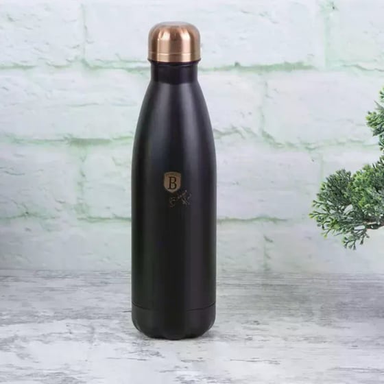 Μπουκάλι Θερμός Berlinger Haus Ανοξείδωτο Black Rose 500ml image 1