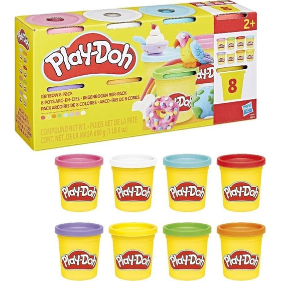 Hasbro Play-Doh 2 Σχέδια 8 Τμχ - Τυχαία Επιλογή Σχεδίου (G05135) image 1