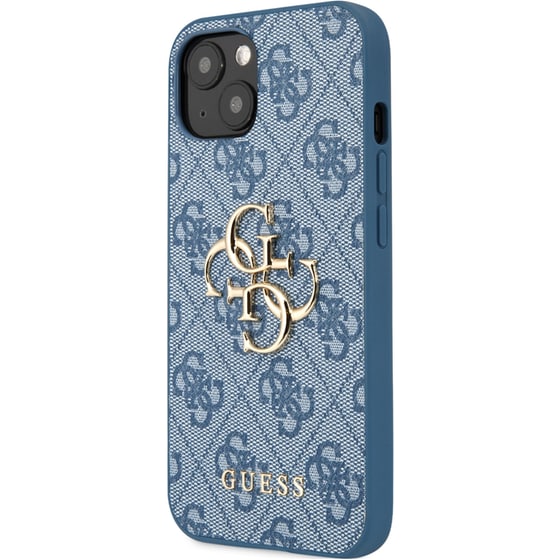 Guess “4g Logo Collection” Hard Case Pu Leather Θήκη Προστασίας Από Δερματίνη – Iphone 11 (μπλε – Guhcp13s4gmgbl) image 2
