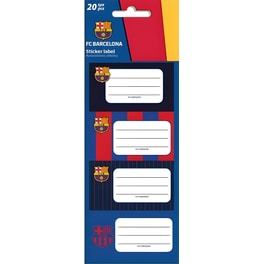 Αυτοκόλλητες Ετικέτες Διακάκης FC Barcelona (5 Φύλλα - 100 Τεμάχια)