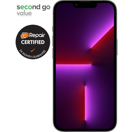 Μεταχειρισμένο Apple iPhone 13 Pro Max 128GB Graphite second go value Certified by iRepair image 1