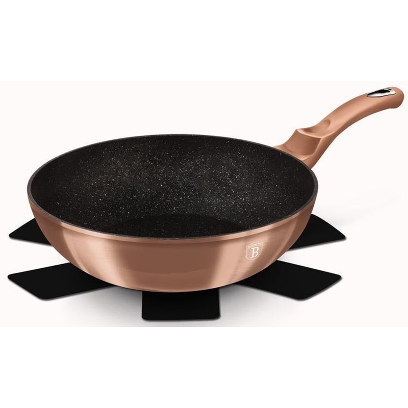 Τηγάνι WOK BERLINGER HAUS BH-1512NPR 28 cm Χρυσό BERLINGER HAUS