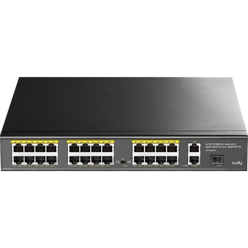 Cudy FS1026PS1 Network Switch Unmanaged L2 Fast Ethernet (100 Mbps) 26-Port PoE φωτογραφία