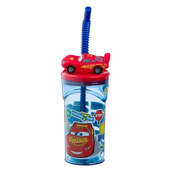 Ποτήρι 3D Stor Cars Πλαστικό 360 ml - Μπλε/Κόκκινο image 0