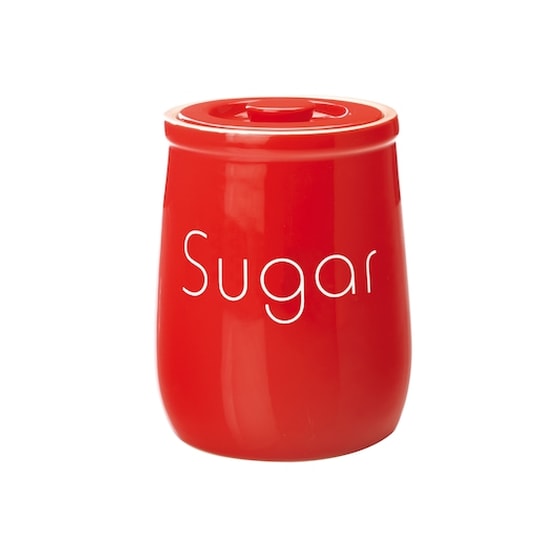 Δοχείο Αποθήκευσης Τροφίμων Maxwell William Sugar Κεραμικό 1lt - Κόκκινο image 0